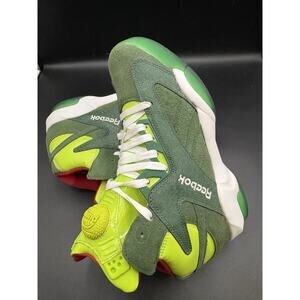 Reebok Shaq Attaq “Ghost of Christmas Present” Grinch Pump 9 mens 2013 Sneakers